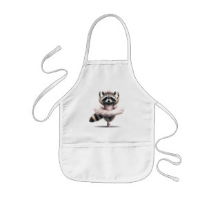 Niedlicher Spaß Tierischer Spaß Raccoon Ballerina Kinderschürze