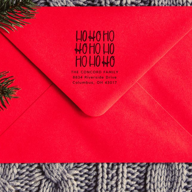 Niedlicher Spaß wie Weihnachten Rücksendeadresse Permastempel (Von Creator hochgeladen)