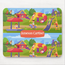 Niedlicher Spielplatz für Kinder Mousepad