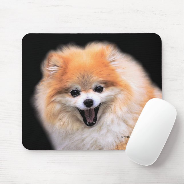 Niedlicher Spitz Hund Mousepad (Mit Mouse)