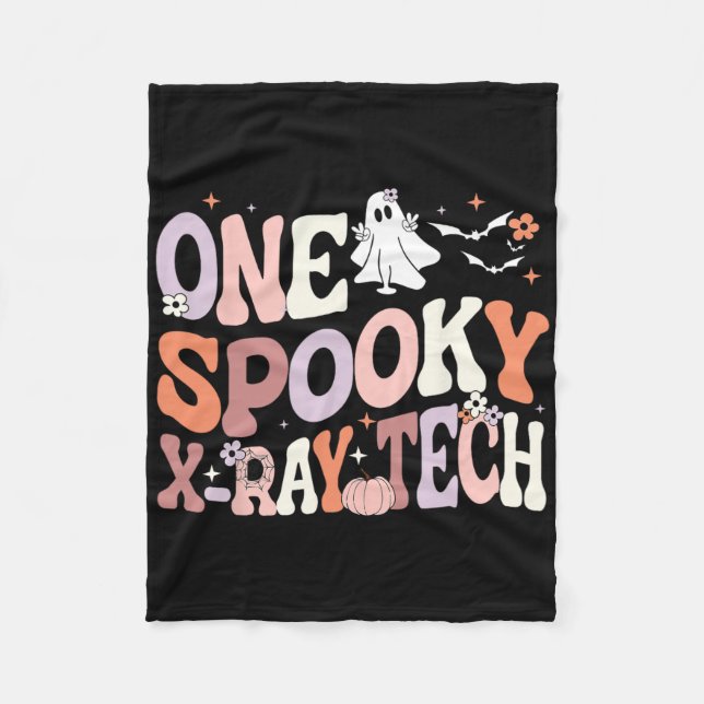 Niedlicher, Spooky-Röntgentechniker Ha Fleecedecke (Vorderseite)