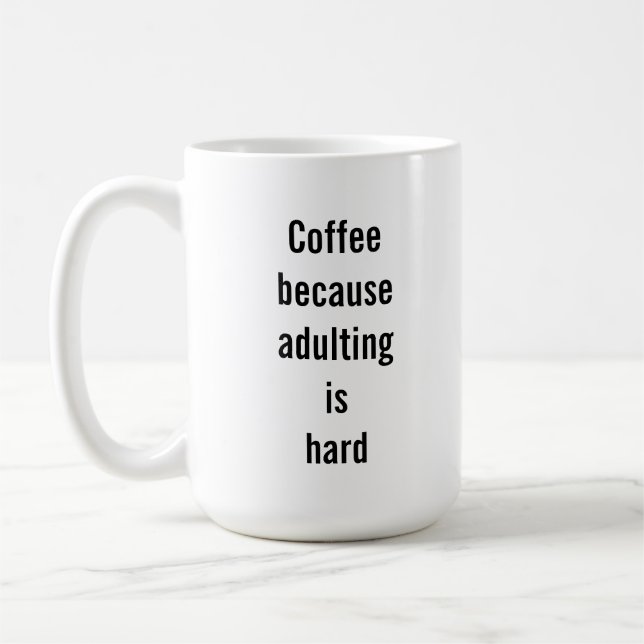 Niedlicher Sprichwortkaffee 15 Kaffeetasse (Links)