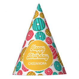 Niedlicher Sprinkle Donut Partyhütchen