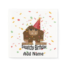 Niedlicher Squatchy Birthday Bigfoot