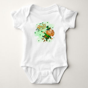 Niedlicher St Patrick's Day Baby Bodysuit Strampler