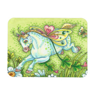 NIEDLICHER ST. PATRICK'S DAY FLYING IRISH PONY, FA MAGNET