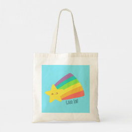 Niedlicher Star-Regenbogen Tragetasche