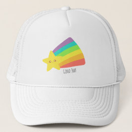 Niedlicher Star-Regenbogen Truckerkappe
