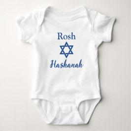 Niedlicher Star von David Rosh Hashanah Baby Strampler