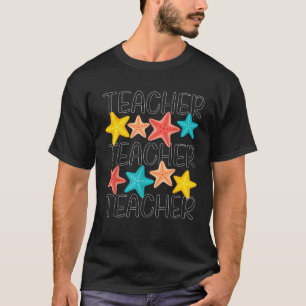 Niedlicher Starfish Teacher Ocean Animal Summer Va T-Shirt