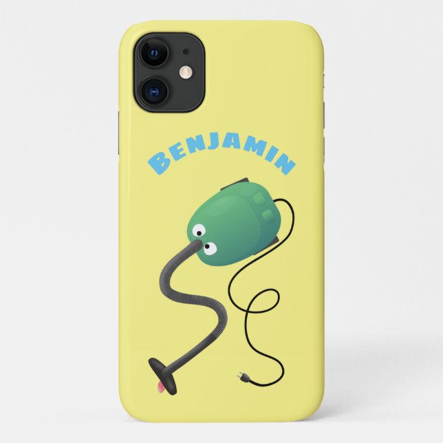 Niedlicher Staubsauger Cartoon Spaß Case-Mate iPhone Hülle (Rückseite)