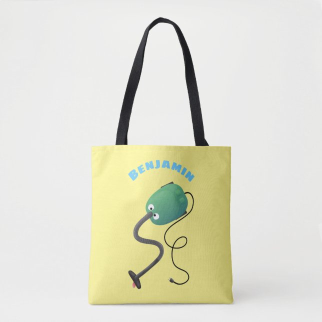 Niedlicher Staubsauger Cartoon Spaß Tasche (Vorderseite)