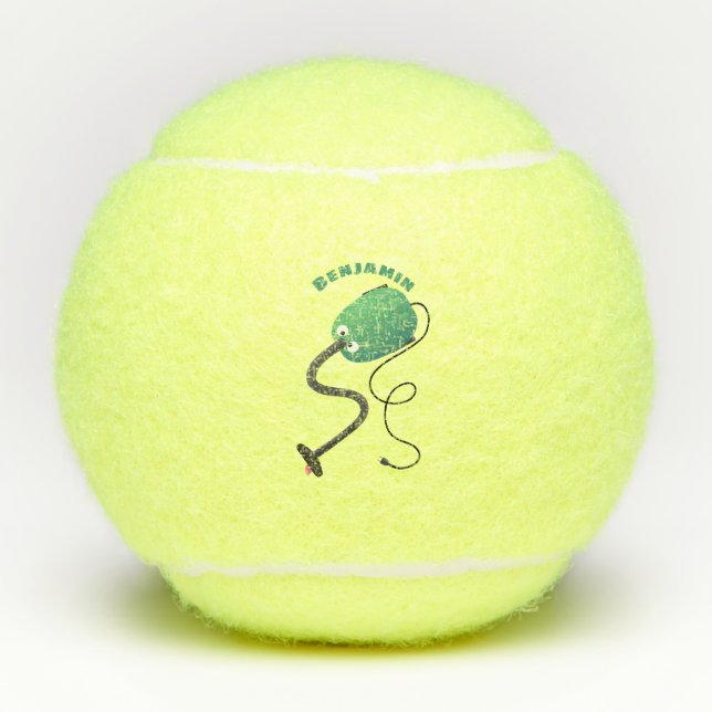 Niedlicher Staubsauger Cartoon Spaß Tennisbälle (Vorderseite)