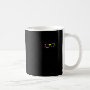 Niedlicher Stehender Hipster Bunny Gefärbte Krawat Kaffeetasse