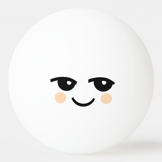 NIEDLICHER STERNPING PONG DES GESICHTS-EINS BALL TISCHTENNISBALL (Vorderseite)