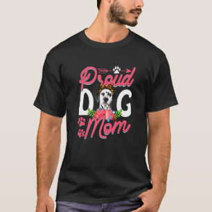 Niedlicher Stolz Dalmatiner Hund Mama Sonniger Mut T-Shirt