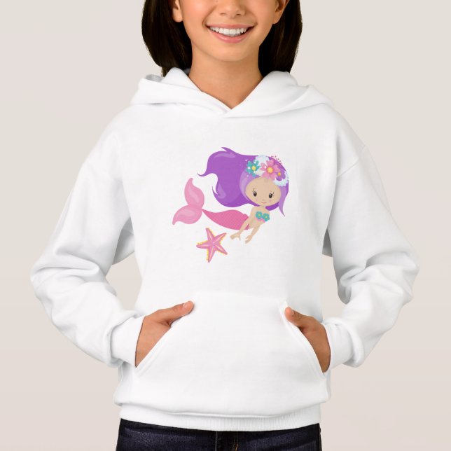 niedlicher Strandmagnat-Liebhaber Hoodie (Vorderseite)