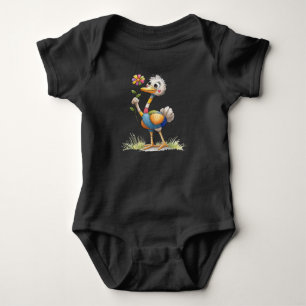 Niedlicher Strauß Baby Strampler