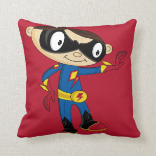 Niedlicher Superhero-Junge Kissen