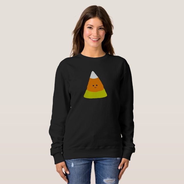 Niedlicher Süßigkeits-Mais Sweatshirt (Vorne ganz)