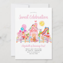 Niedlicher Sweet Celebration Candyland Kindergebur