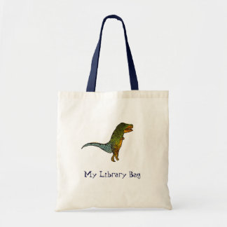 Niedlicher T-Rex Dinosaurier scherzt Tragetasche