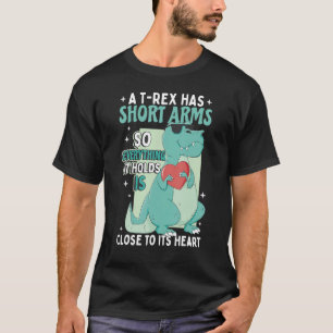 Niedlicher T-Rex mit Sonnenbrille und Dinosaurierk T-Shirt