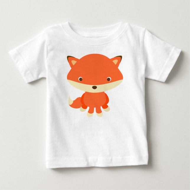 niedlicher T - Shirt des Babyfuchses (Vorderseite)