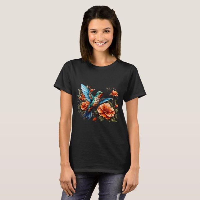 Niedlicher T - Shirt für Hummingbird (Vorne ganz)