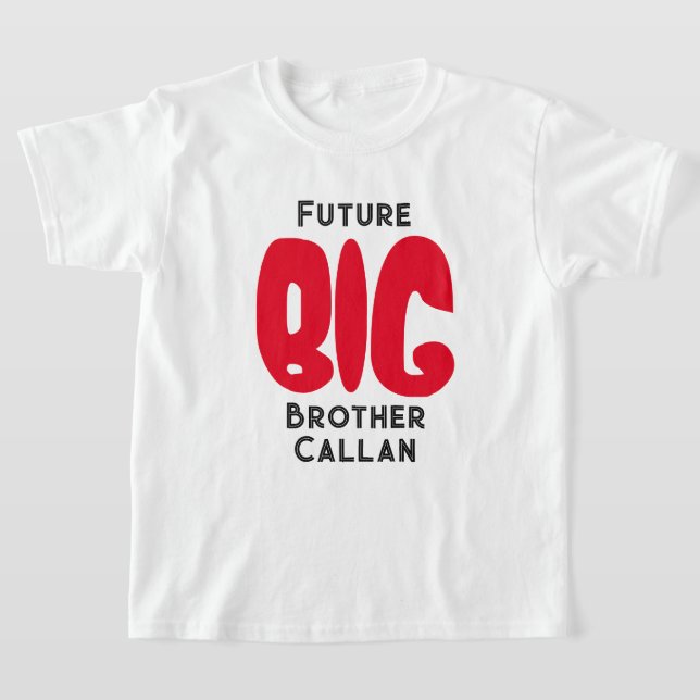 Niedlicher T - Shirt "Future BIG Brother" (Ablage )