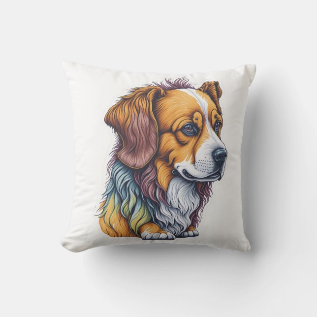 niedlicher T - Shirt Kissen (Vorderseite)