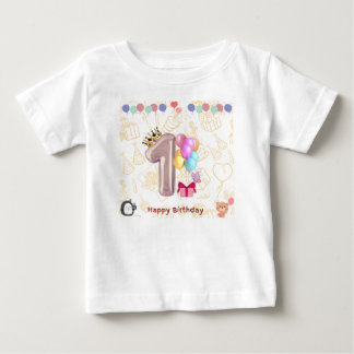 Niedlicher T - Shirt zum ersten Geburtstag