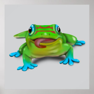 Niedlicher TAG GECKO Poster