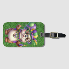 NIEDLICHER TEDDY-BAR FÜR MARDI GRAS GEPÄCKANHÄNGER