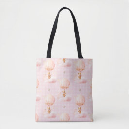 NIEDLICHER TEDDY-BAR IN HOT LUFTBALLOON TASCHE
