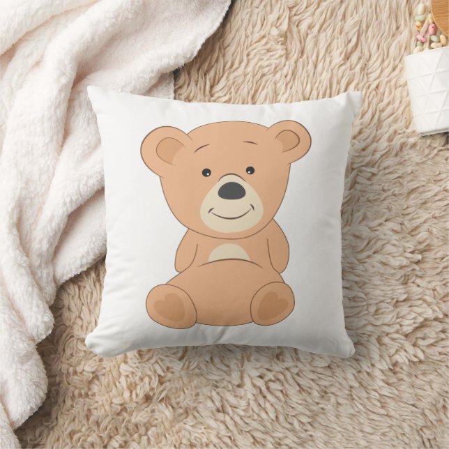 Niedlicher Teddy Bär Kissen (Decke)