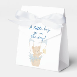 Niedlicher Teddy Bär mit Parachute Baby Dusche Geschenkschachtel