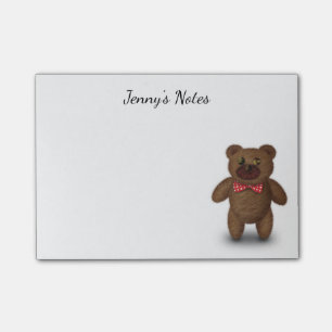 Niedlicher Teddy Bär Post - Anmerkungen Post-it Klebezettel