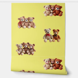 Niedlicher Teddy Bär Tapete