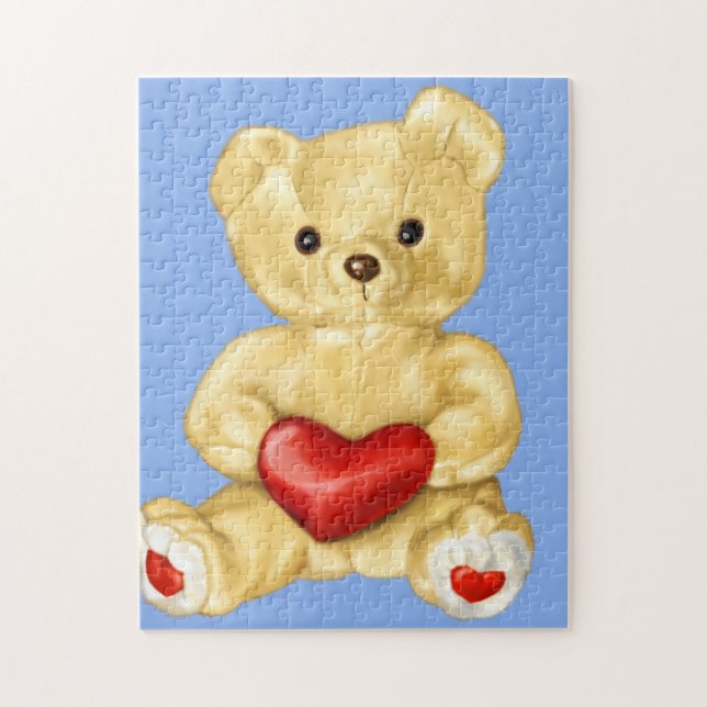 Niedlicher Teddy-BärHypnotist im Blau (Vertikal)