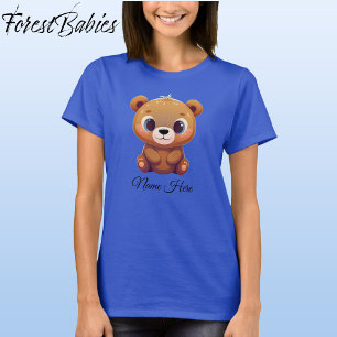 Niedlicher Teddy Bear Cub Animal Cartoon Graphic � T-Shirt