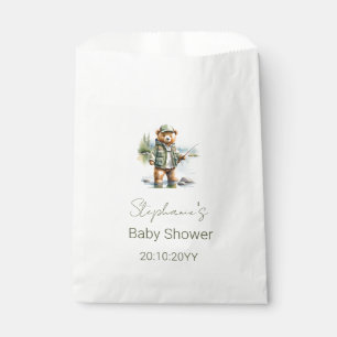 Niedlicher Teddy Bear Fisherman Reel Spannung Baby Geschenktütchen