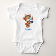 Niedlicher Teddy Bear Littlle Sailor Personalisier