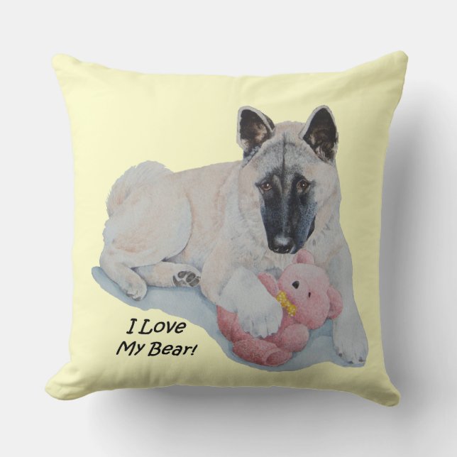 niedlicher Teddybär Kissen (Vorderseite)