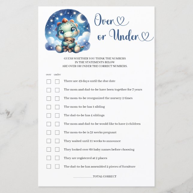 Niedlicher Teddybär mit Dinosauriern (Vorderseite)