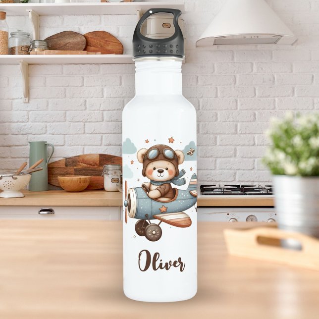 Niedlicher Teddybär Personalisiert Edelstahlflasche (Von Creator hochgeladen)