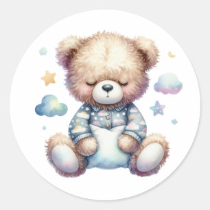 niedlicher Teddybär Runder Aufkleber