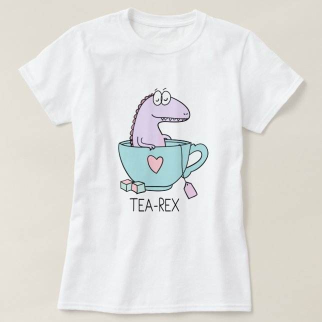Niedlicher Tee-Rex-T - Shirt (Design vorne)