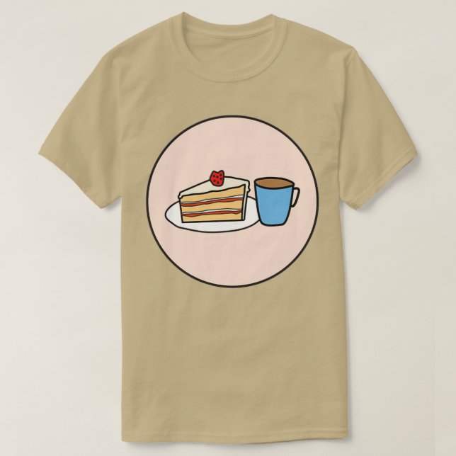 Niedlicher Tee und Kuchen (Design vorne)