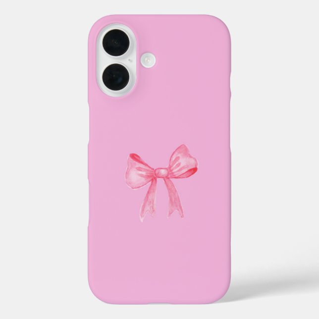 niedlicher Telefonkasten iPhone 16 Hülle (Rückseite)